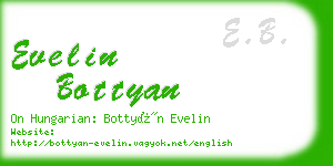 evelin bottyan business card